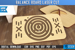 Balance Board Laser Cut | Balancing Platform |Activity Board Product Image 1