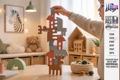 Balance Game Laser Cut | Educational Toy | Kids Laser | CNC Product Image 1