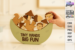 Balance Game Laser Cut|Balancing Stacking Toy|Board Game SVG Product Image 1