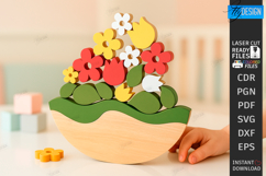 Balance Game Laser Cut|Balancing Stacking Toy|Board Game SVG Product Image 1