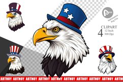 Bald Eagle Patriotic Clipart Product Image 1