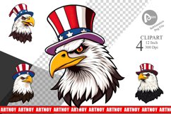 Bald Eagle Patriotic Clipart Product Image 1