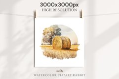 Bale Of Hay Farm Landscape Wheat Field Watercolor Clipart PNG  Transparent Print for invitation t-shirt designs sublimation kids printable digital watercolor red old farm barn house png, landscape clipart, Farm life, Wheat Field clip art