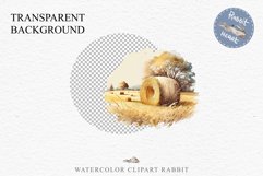 Bale Of Hay Farm Landscape Wheat Field Watercolor Clipart PNG  Transparent Print for invitation t-shirt designs sublimation kids printable digital watercolor red old farm barn house png, landscape clipart, Farm life, Wheat Field clip art