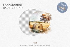 Bale Of Hay Farm Landscape Wheat Field Watercolor Clipart PNG  Transparent Print for invitation t-shirt designs sublimation kids printable digital watercolor red old farm barn house png, landscape clipart, Farm life, Wheat Field clip art