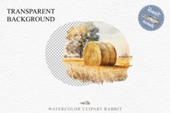 Bale Of Hay Farm Landscape Wheat Field Watercolor Clipart PNG  Transparent Print for invitation t-shirt designs sublimation kids printable digital watercolor red old farm barn house png, landscape clipart, Farm life, Wheat Field clip art