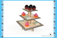 3-Tier Laser-Cut Cake Stand, Decorative Base for Party Table Product Image 11