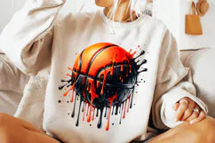 Basketball PNG, Basketball Ball PNG Sublimation, Clipart Product Image 3