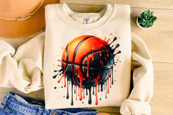 Basketball PNG, Basketball Ball PNG Sublimation, Clipart Product Image 1