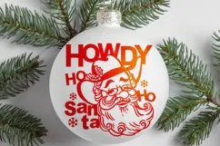 Western Santa SVG Designs | Howdy Santa & Yeehaw Christmas Product Image 5