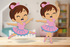 Cute Ballerina 3D SVG Product Image 4