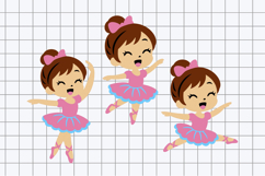 Cute Ballerina 3D SVG Product Image 2