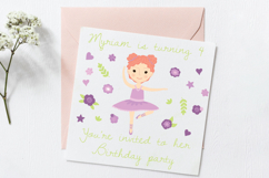 Ballerina Dancing, Pink Tutu Paper Doll, Multi skin tone Product Image 7