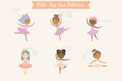 Ballerina Dancing, Pink Tutu Paper Doll, Multi skin tone Product Image 6