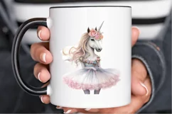 Ballerina Unicorn PNG Clipart Product Image 3