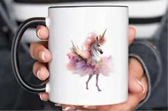 Ballerina Unicorn PNG Clipart Product Image 3