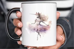 Ballerina Unicorn PNG Clipart Product Image 3