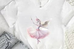 Ballerina Unicorn PNG Clipart Product Image 2