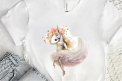 Ballerina Unicorn PNG Clipart Product Image 2