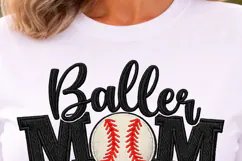 Softball Baseball Mom PNG - Busy Raising Ballers Product Image 3