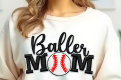 Softball Baseball Mom PNG - Busy Raising Ballers Product Image 2