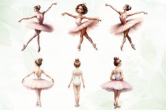 Ballet Dancer Watercolor Sublimation Product Image 2