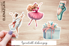 Cute christmas Little Ballerina Stickers | Nutcracker Ballet Product Image 1