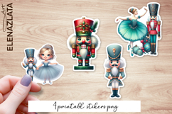 Cute christmas Little Ballerina Stickers | Nutcracker Ballet Product Image 1