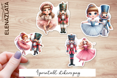 Cute christmas Little Ballerina Stickers | Nutcracker Ballet Product Image 1