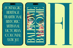 Balliome - Modern Serif Typeface Product Image 4