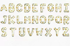 Sunflower Balloons | Balloon Alphabet Clipart PNG Product Image 2