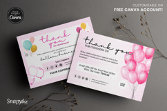 Balloon Business Thank You Card Product Image 9