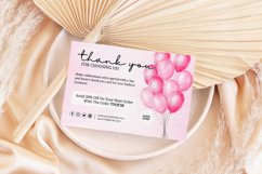 Balloon Business Thank You Card Product Image 8