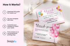 Balloon Business Thank You Card Product Image 5