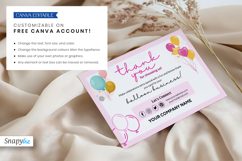 Balloon Business Thank You Card Product Image 4
