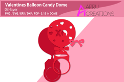 Valentines Balloon Candy Dome Holder Product Image 2