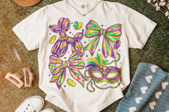 Mardi Gras Balloon Dog Coquette Bow PNG, Mardi Gras PNG Product Image 4