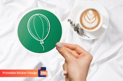 Balloon Sticker, Party Balloon Sticker, Holiday Balloon Art Product Image 1