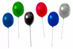 Balloons Clipart, Happy Birthday Balloons Product Image 2