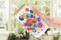 Balloons Watercolor Glass Can Wraps Product Image 2