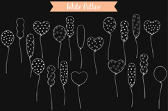 Party Balloons | Hand drawn Birthday Doodles Product Image 13