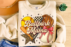 Ballpark Mama PNG, Softball PNG, Baseball PNG, Game Day PNG Product Image 4