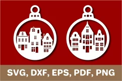 Christmas balls svg, christmas balls dxf, Cricut, SVG, PDF Product Image 1