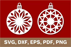 Christmas balls svg, christmas balls dxf, Cricut, SVG, PDF Product Image 1
