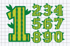 bamboo Numbers 3D SVG Product Image 2