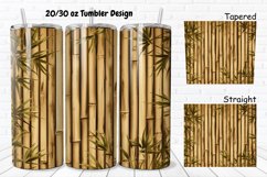 Bamboos Background 20/30oz Skinny Tumbler Product Image 1