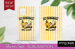 Banana Vintage Fruit Phone Case PNG Summer Case PNG Product Image 1