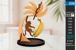 Banana Holder Stands Laser Cut Bundle|Fruit Stand|Home Decor Product Image 7