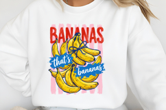 Bananas Stripes Summer PNG Product Image 2