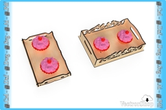 Trays in 2 Models - Decorative Templates for CNC Product Image 6